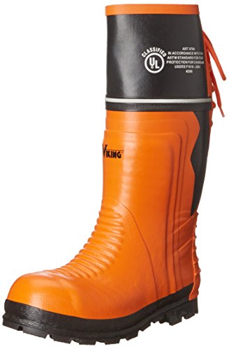Product Cover Viking Footwear Class 2 Chainsaw Boot,Orange/Black,11 M US