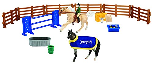 Product Cover Breyer Stablemates English Horse Play Set | 10 Piece Play Set | 1:32 Scale | Model #6027