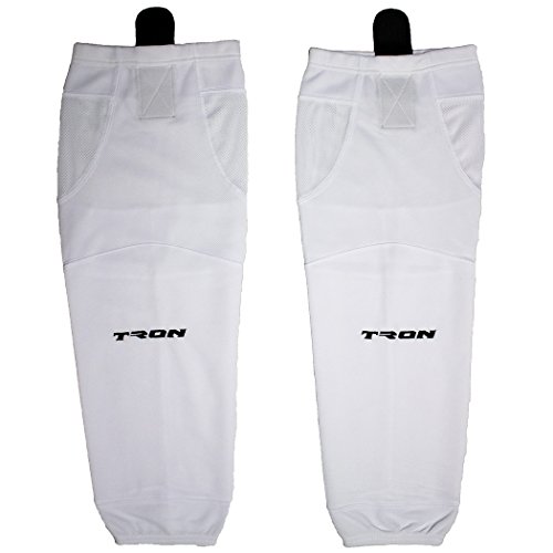 Product Cover TronX SK100 Dry Fit Ice Hockey Socks (White - 28 Inch)