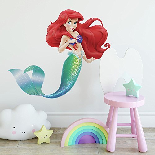 Product Cover RoomMates The Little Mermaid Peel And Stick Giant Wall Decals - RMK2360GM
