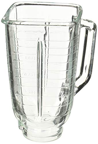 Product Cover 5 Cup Square Top Glass Blender Replacement Jar for Oster & Osterizer