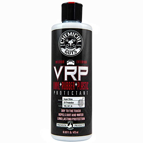 Product Cover Chemical Guys TVD_107_16 V.R.P. Vinyl, Rubber and Plastic Non-Greasy Dry-to-the-Touch Long Lasting Super Shine Dressing for Tires, Trim and More (16 oz)
