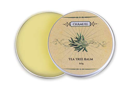 Product Cover Tea Tree Oil Balm -100% All Natural | Relieves Common Skin Irritations. Great Cream for Soothing Eczema, Psoriasis, Rashes, Dry Chapped Skin, Cuticles, Hemorrhoids, Saddle Sores and More! Guaranteed