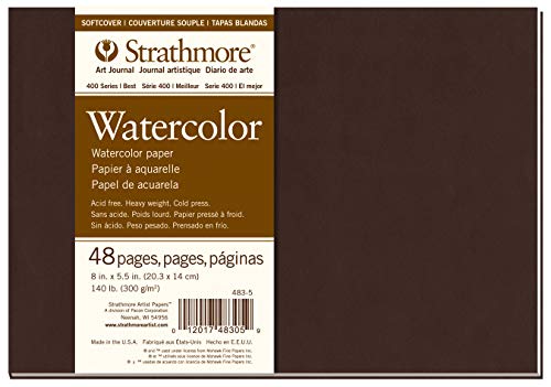Product Cover Strathmore 483-5 Softcover Watercolor Art Journal, 8