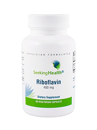 Product Cover Riboflavin | 60 Vegetarian Capsules | Seeking Health | 400 mg Riboflavin | Vitamin B2