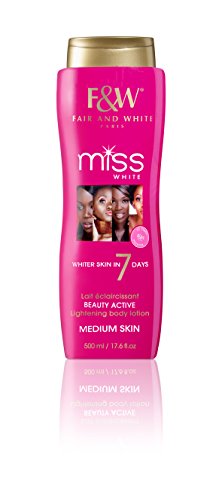 Product Cover Fair & White Miss White Lightening Body Lotion in 7 Days with 1.9% Hydroquinone for Medium Skin, 500ml / 17.6fl.oz.