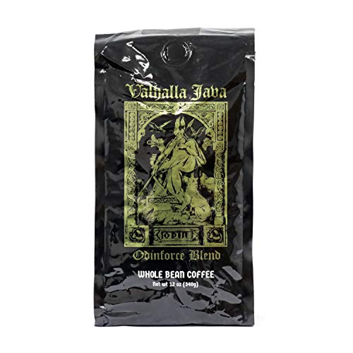 Product Cover Valhalla Java Whole Bean Coffee by Death Wish Coffee Company, Fair Trade and USDA Certified Organic - 12 Ounce Bag