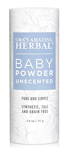 Product Cover Ora's Amazing Herbal Talc-Free Grain-Free Gluten-Free Corn-Free Baby Powder, Unscented, 2.5 oz.