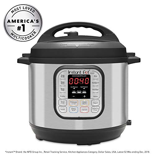 Product Cover Instant Pot DUO60 6 Qt 7-in-1 Multi-Use Programmable Pressure Cooker, Slow Cooker, Rice Cooker, Steamer, Sauté, Yogurt Maker and Warmer