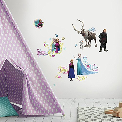 Product Cover RoomMates RMK2361SCS Disney Frozen Peel And Stick Wall Decals ,1.3 