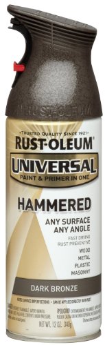 Product Cover Rust-Oleum, Hammered Dark Bronze 258199 Universal All Surface Spray Paint, 12 oz