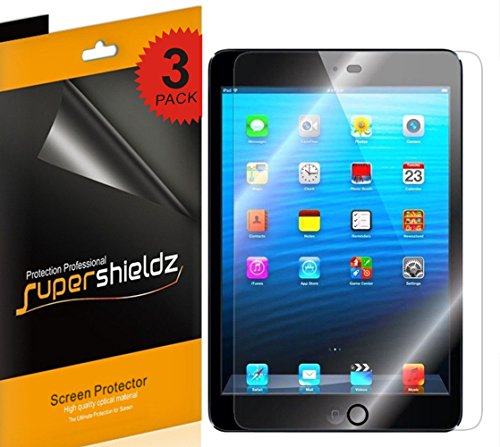Product Cover (3 Pack) Supershieldz Anti Glare and Anti Fingerprint (Matte) Screen Protector for iPad Mini 3, iPad Mini 2, iPad Mini 1