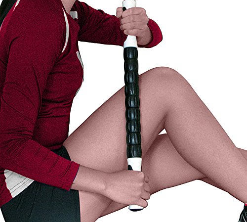 Product Cover Top Rated Muscle Roller Massage Stick: A Sports Body Massager Tool-Release Myofascial Trigger Points, Reduce Muscle Soreness, Tightness, Leg Cramps & Back Pain, Rub Muscle for Relief & Recovery