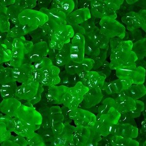 Product Cover Albanese Green Apple Gummy Bears, 2LBS