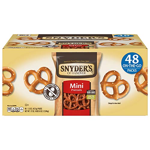 Product Cover Snyder's of Hanover Mini Pretzels, Single-Serve 1.5 Ounce, 48 Count