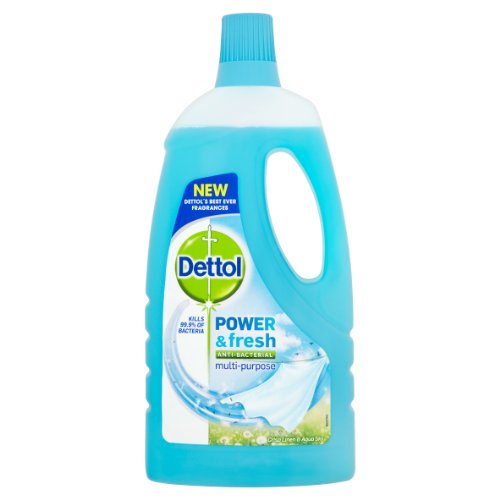 Product Cover Dettol Power and Fresh Linen and Aqua Floor Cleaner - 1 L