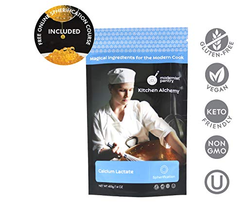 Product Cover Pure Calcium Lactate ⊘ Non-GMO ☮ Vegan ✡ OU Kosher Certified - 400g/14oz