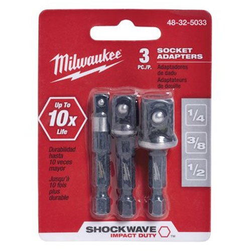 Product Cover Milwaukee, 48-32-5033, Socket Adapters, Impact, PK3