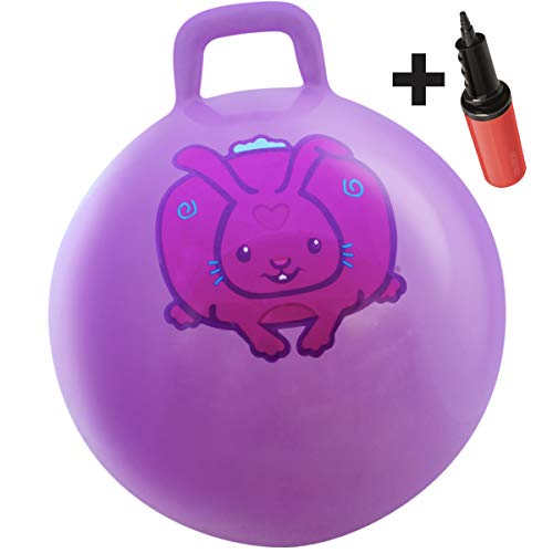 Product Cover WALIKI Hopper Ball for Kids 3-6 | Hippity Hop Ball | Jumping Hopping Ball | Relay Races | Purple 18