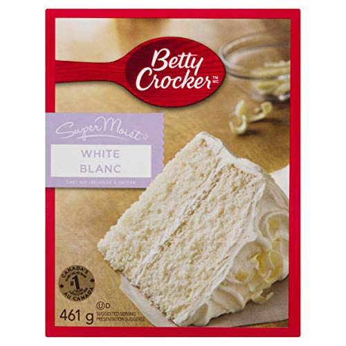 Product Cover Betty Crocker, SuperMoist White Cake Mix, 461g/16.3oz., {Imported from Canada}