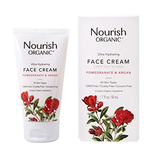 Product Cover Nourish Organic Ultra Hydrating Face Cream, Argan & Pomegranate, 1.7 Ounce