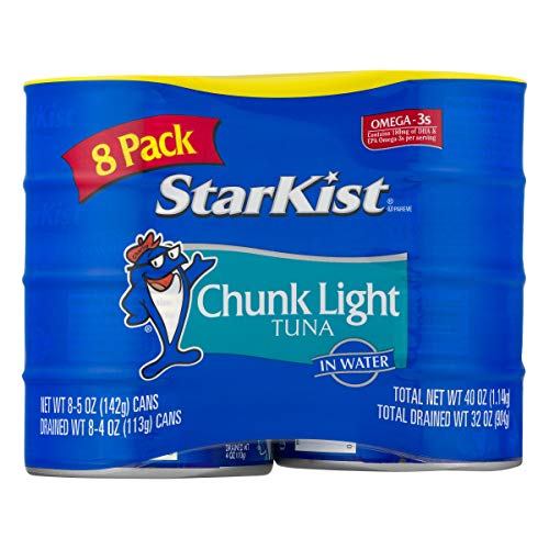 Product Cover StarKist Chunk Light Tuna in Water, 5 Ounce Cans (Pack of 8)