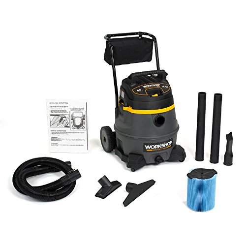 Product Cover WORKSHOP Wet Dry Vac WS1400CA High Power Wet Dry Vacuum Cleaner, 14-Gallon Shop Vacuum Cleaner, 6.0 Peak HP Wet And Dry Vacuum