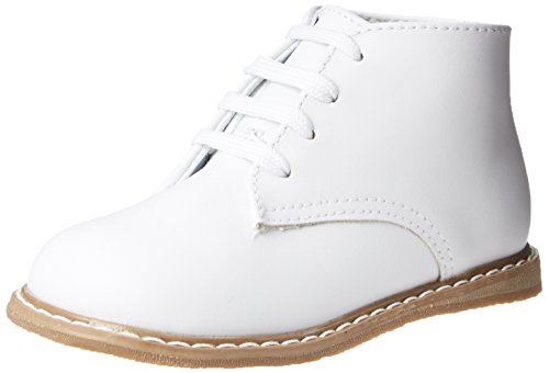 Product Cover Baby Deer High Top Leather First Walker (Infant/Toddler),White,4 M US Toddler