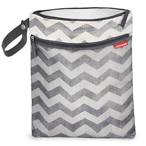 Product Cover Skip Hop Waterproof Wet Dry Bag, Grab & Go, Chevron