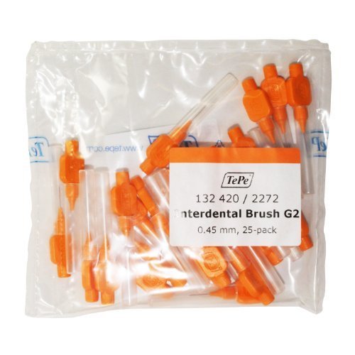 Product Cover TePe Original Interdental Brushes (25 Pack) (0.45mm Orange)