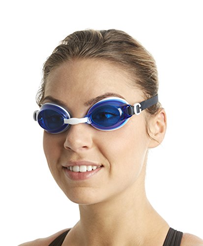 Product Cover Adult Size Blue & White Speedo Jet Swim Goggles
