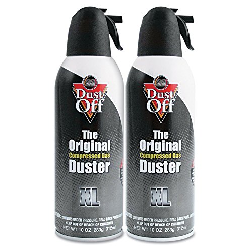Product Cover Dust-Off Disposable Compressed Gas Duster, 10 oz Cans, 2 Pack