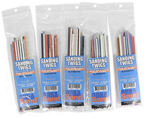Product Cover DuraSand Sanding Twigs, Hobby Craft and Models, Mixed Grit Bulk Discounts (5 Pack)