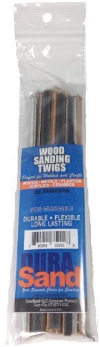 Product Cover DuraSand Wood Sanding Twigs, Hobby Craft and Models, Mixed Grits (1 Bag w/ 20 Wood Sanding Twigs)