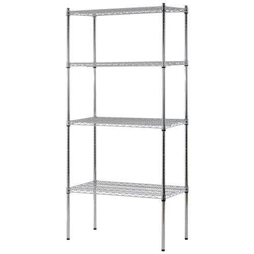Product Cover Sandusky Lee WS361874-C Industrial Welded Wire Shelving, 800lbs Capacity, 36