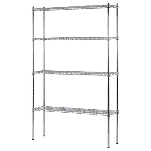 Product Cover Sandusky Lee WS481274-C Industrial Welded Wire Shelving, 800lbs Capacity, 48
