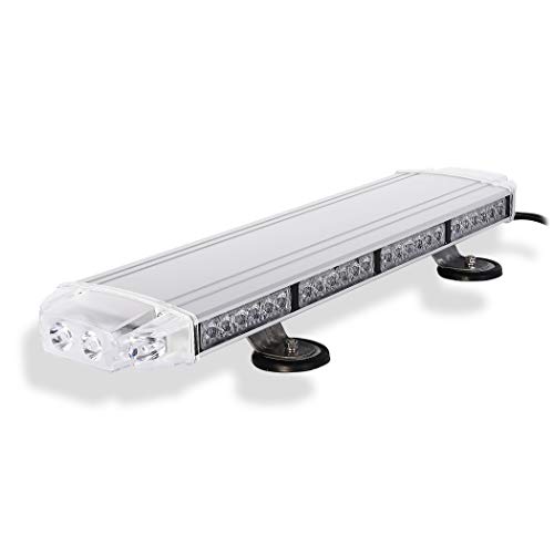 Product Cover Condor TIR Emergency 3 Watt Low Profile Magnetic Roof Mount Mini LED Light bar 23in (Red/White)