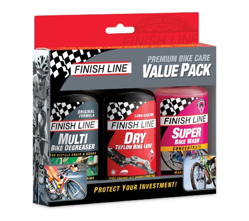 Product Cover Finish Line Premium Bike Care Value Pack