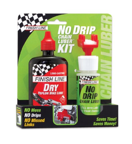 Product Cover Finish Line No Drip Chain Luber Kit with 4-Ounce Dry Lube and Applicator, 2-Ounce