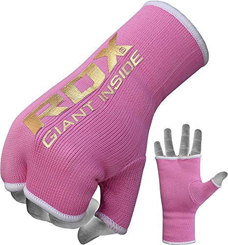 Product Cover RDX Boxing Ladies Fist Hand Inner Gloves Bandages Pink Wraps MMA Punch Bag Kick, Small, Pink
