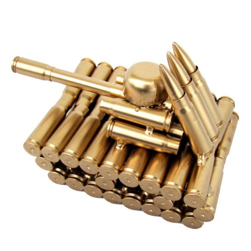 Product Cover Treasure Gurus Bullet Shell Casing Shaped Army Tank
