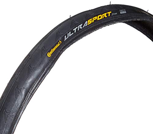 Product Cover Continental Ultra Sport II Fold Bike Tire, Black, 700cm x 23