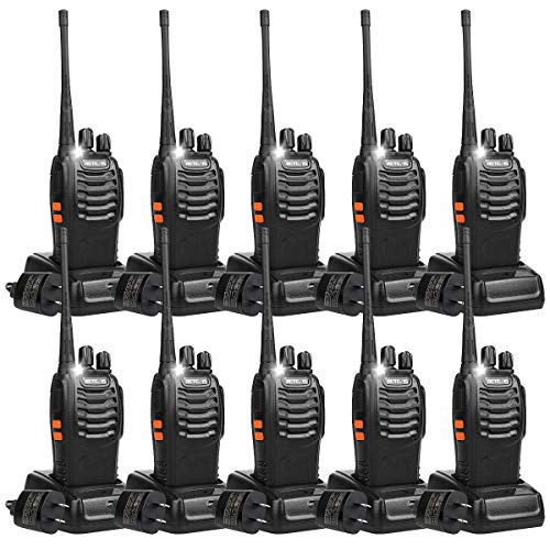 Product Cover Retevis H-777 2 Way Radios Walkie Talkies USB Rechargeable Flashlight Long Range UHF Radio 16CH (10 Pack)