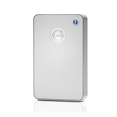Product Cover G-Technology 1TB G-DRIVE mobile with Thunderbolt and USB 3.0 Portable External Hard Drive, Silver - 0G03040-1