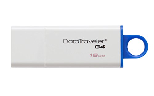 Product Cover Kingston DTIG4/16GBCR Digital 16GB Data Traveler 3.0 USB Flash Drive, Blue