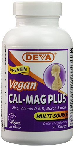 Product Cover DEVA Vegan Vitamins Calcium-Magnesium Plus Tabs, 90 ct