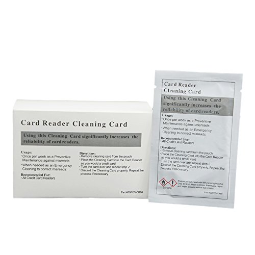 Product Cover 50pk Presaturated Swipe Head Cleaning Cards (Dual Side)