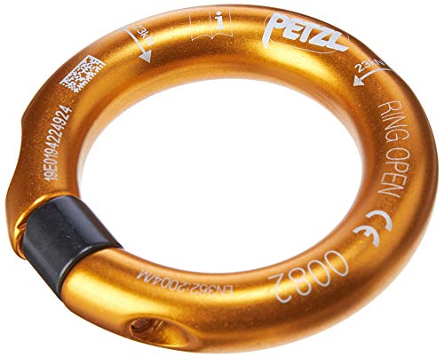 Product Cover PETZL - Ring Open Multi-Directional Gated Ring for Climbing