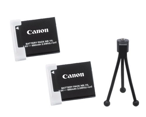 Product Cover Canon NB-11L 2x Rechargeable 3.6V 680mAh 2.5Wh Lithium-Ion Battery Pack