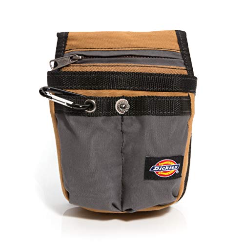 Product Cover Dickies Work Gear 57005 Grey/Tan Tool Pouch with Security Zipper Pocket
